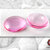 20 Cabochons 18 mm Vetro  - Rosa - CAB18-RS