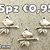 15 uccellini su ramo birds charms argento tibetano