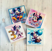 Calamita Bomboniera Minnie e Mickey Mouse Stampa Personalizzata 