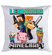 Federa Minecraft personalizza Cuscino con nome stampa foto in DTF