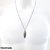 Collana uomo a catena di Ottone naturale con Tavola da surf tribale pendente - MBN03