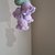 pendenti,charm,campane,fiori mughetti lilla fatti a mano di cotone