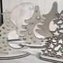 albero di natale legno auguri handmade laser regalo maestra decorazione addobbo personalizzato christmas