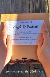 VIAGGIO DI PROFUMI BOX CANDELE PROFUMATE