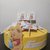 Torta lecca lecca Winnie the Pooh glitter gomma eva decorazione festa compleanno 